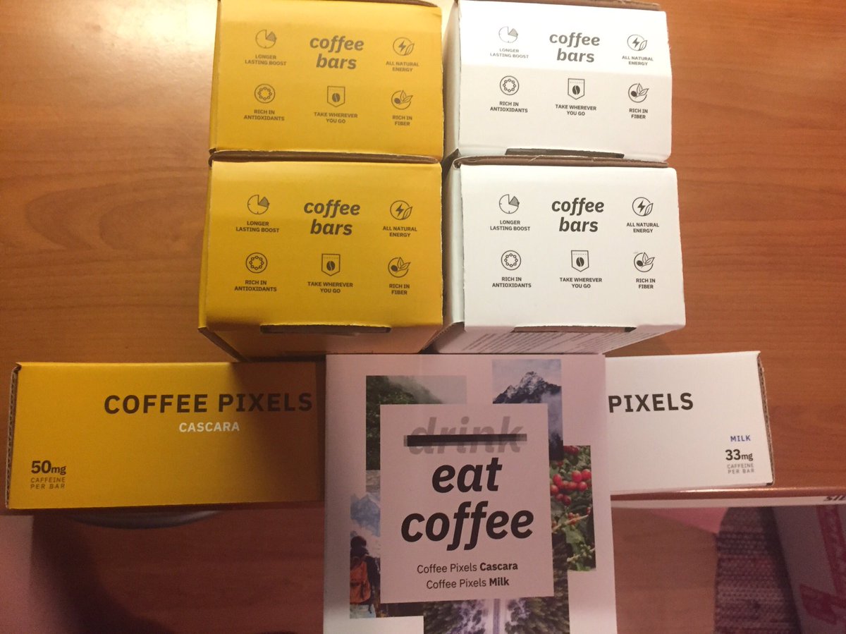 tuomokal's tweet image. Eat coffee. Näillä pärjään todennäköisesti loppuvuoden, ekan harjoittelun jne. #coffeepixels