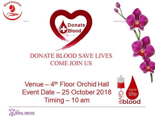 RegentaInn's tweet photo. #Blood Donation Camp on 25th October 2018 At Regenta Inn Vadodara
Donate Blood Save Lives
Come Join Us .
#RegentaInn #Vadodara #RoyalOrchidHotels https://t.co/WJ1o3DfbPN