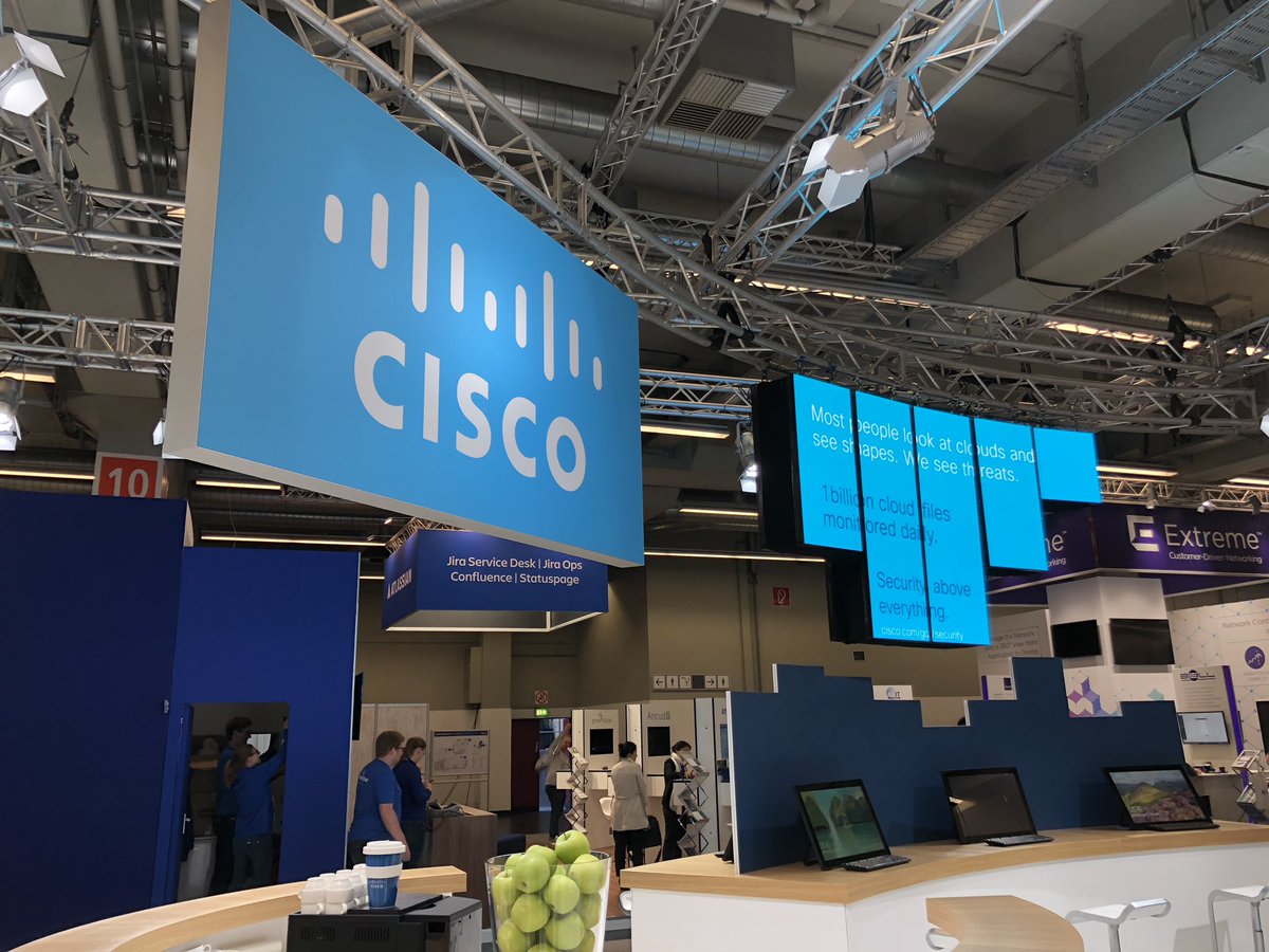 Cisco_ITSA's tweet photo. Guten Morgen #itsa! Auch heute freuen wir uns am Stand 410 in Halle 10.0 bei #Cisco auf Ihren Besuch! #ciscoitsa #itsa2018 https://t.co/ipUNXA19Dk