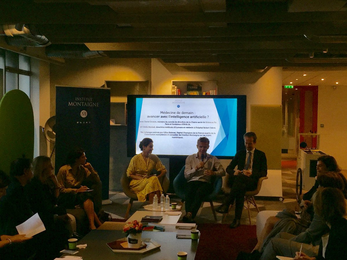 « Médecine de demain : avancer avec l’intelligence artificielle » rencontre autour de <a href="/cecilemonteil/">NFTCreate ❤️ Memecoin</a> <a href="/GrusonDavid/">David Gruson</a> et <a href="/babgi/">Gilles Babinet</a> #AIforgood #HealthTech