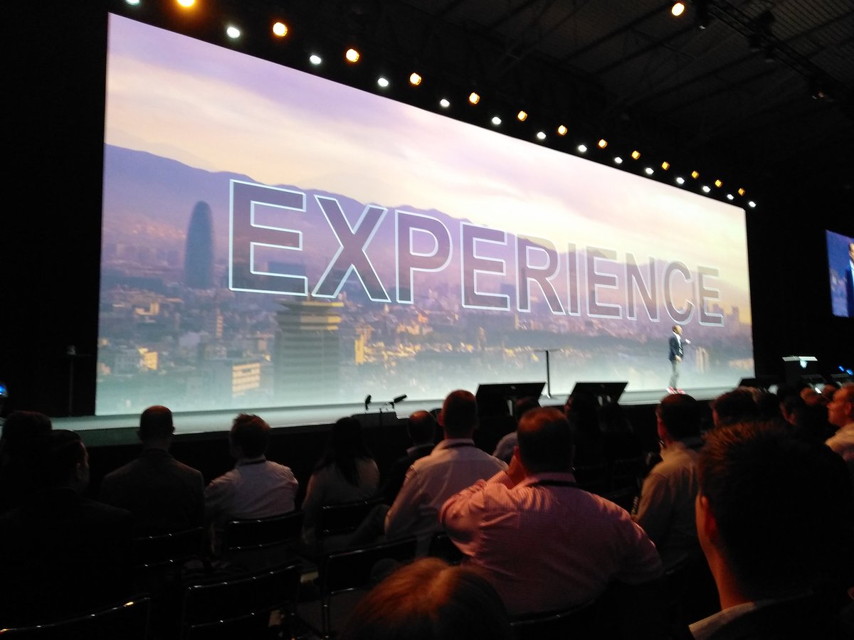 jaridasaid's tweet photo. The all story is about experience. #SAPCXLive https://t.co/Ts1B1UxomY