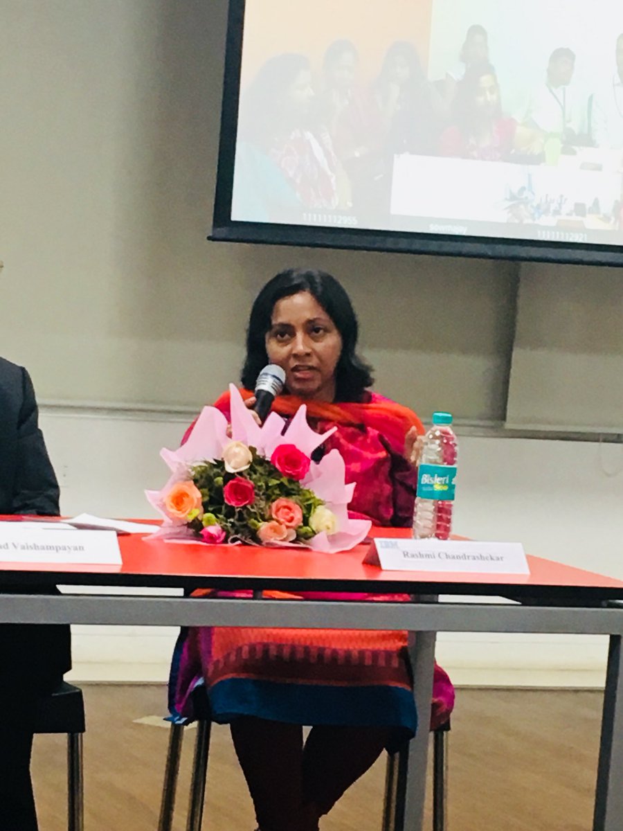 DeeMariaB's tweet photo. @ibm_in @IBMSecurity leader responds to a panel question at #IBMWISE on do women need to be aggressive to fit in ‘Be yourself and believe in your unique traits. Bring value to what you do &amp; don’t change - bring yourself to work’ words that hit home #inspired #ProudIBMer @VAK_305 https://t.co/S7Xf07oIFL
