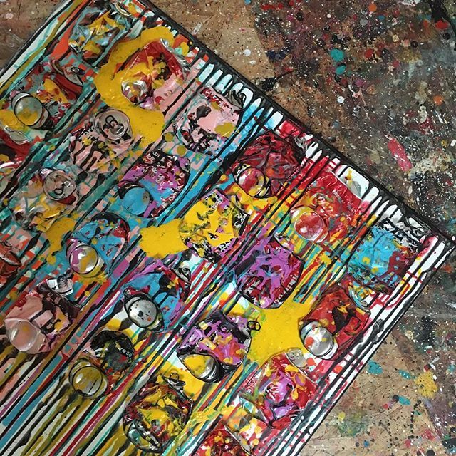 sophie_costa's tweet photo. 8h29 à l’atelier.
Travail en cours...
#artstudio #atelierdartiste #artwork #comors #coke #crushedcans #newpopart #artcontemporain #contemporaryart #sophiecosta #upcycling https://t.co/EZMX1VJtJR https://t.co/sXh3zQjsNP