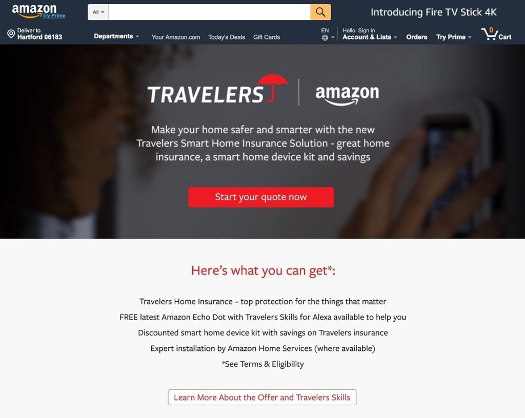 Travelers partners with Amazon on home insurance solutions reinsurancene.ws/travelers-part…