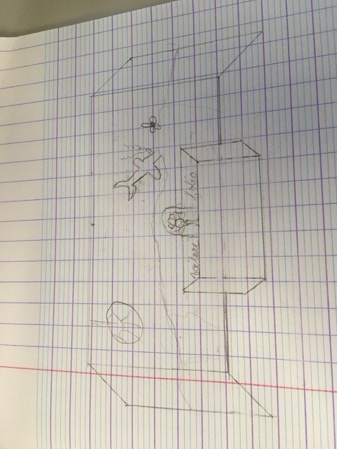 LesPetitsPrinc3's tweet photo. Premier croquis du stand réalisé par @Tom58936119 https://t.co/5RcPxuROoQ