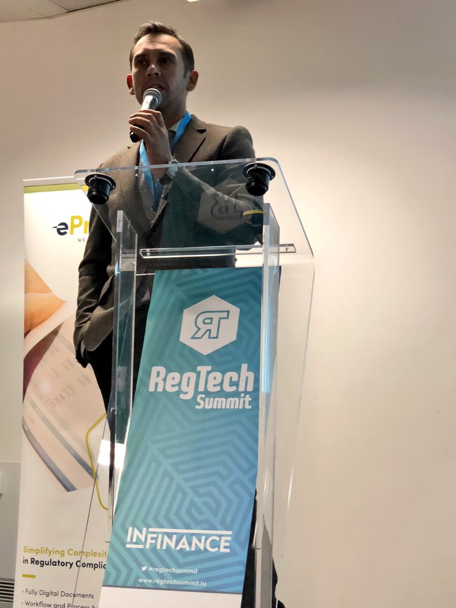 Seqvoia_'s tweet image. “The great thing about #regtech is that it’s an efficiency, cost saving solution” says @naszub opening the #RegTechSummit  organised by @InFinanceLu