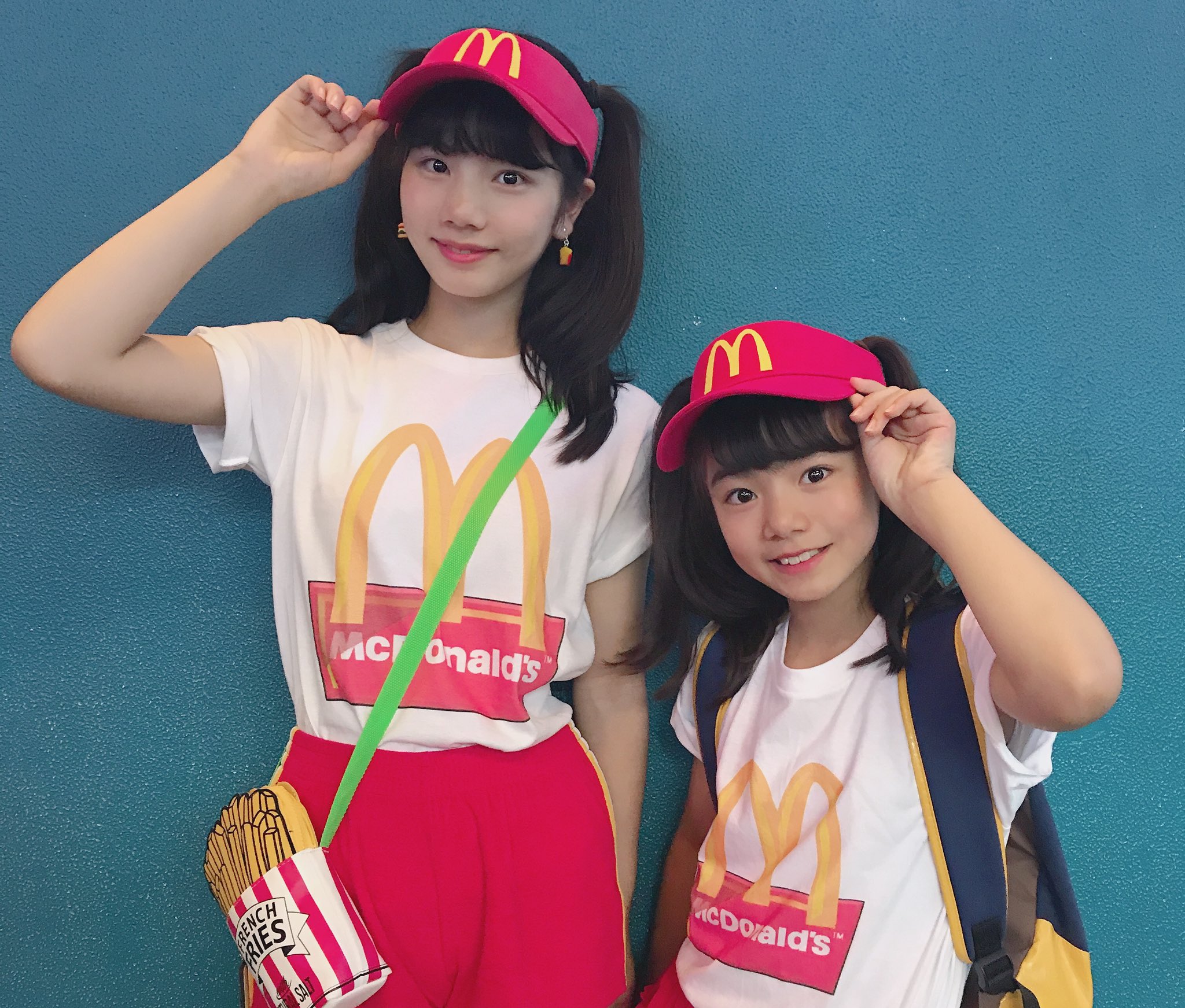 マクドガールマックガール・ユニバ仮装コスプレセット！大人用２人分 マクドガールマックガール・ユニバ仮装コスプレセット！大人用2