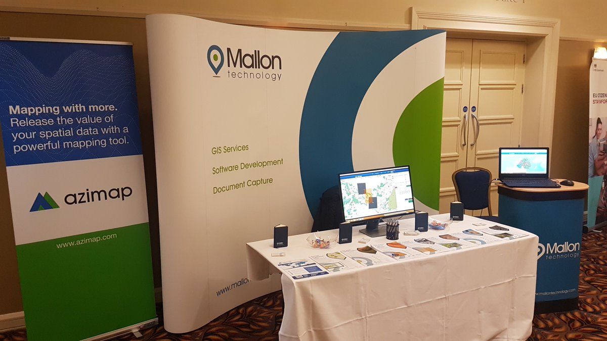MallonTech's tweet photo. We're at the @NI_LGA Annual Conference today! If you're attending make sure to pop over to learn more about how @AzimapSoft & our #DcoumentCapture services have helping to transform Local Government services! #NILGA https://t.co/klBLNh2Nc8