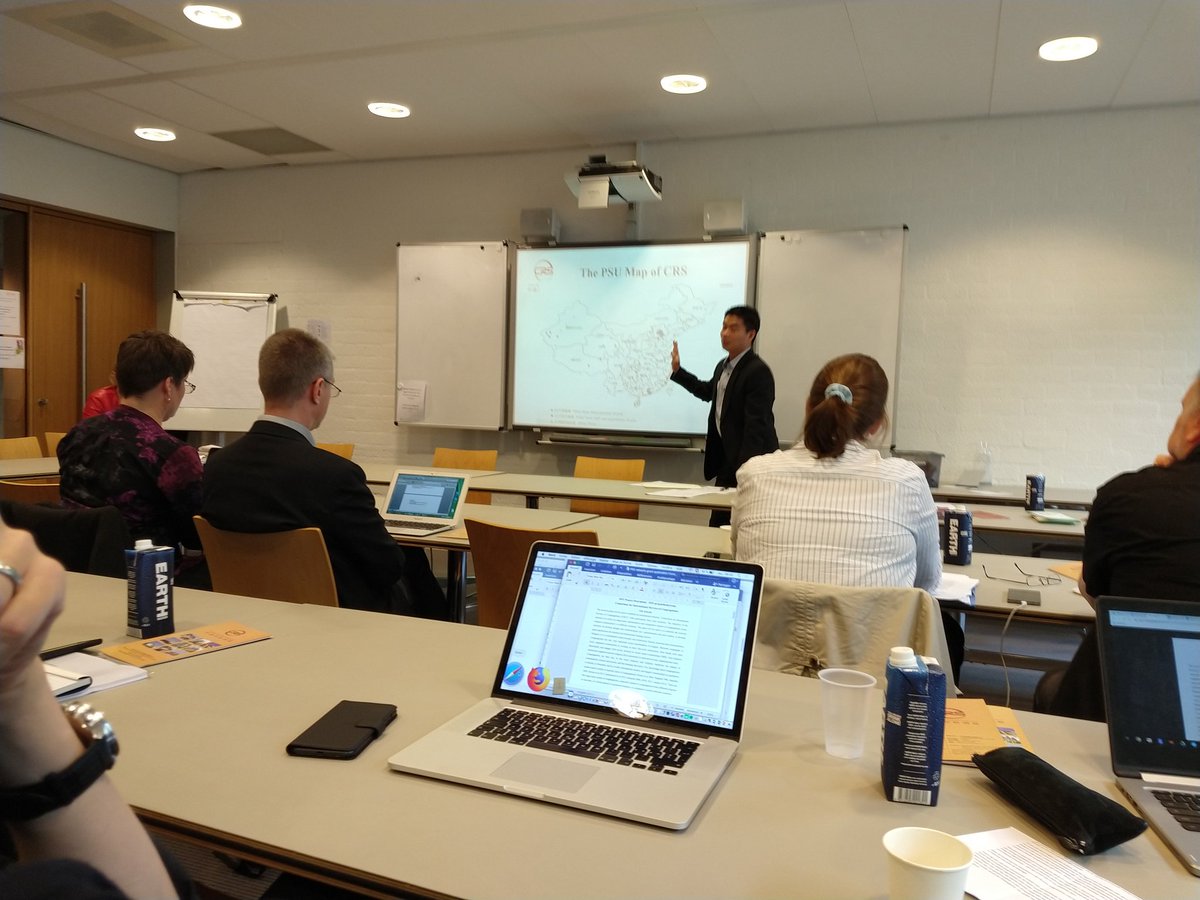 mvdmeulen's tweet photo. Dr. Zhifeng Zhong tells us about a massive survey of religion in China. I have never heard about it before. Really interesting. #CISC2018 https://t.co/vBaywvo9T4