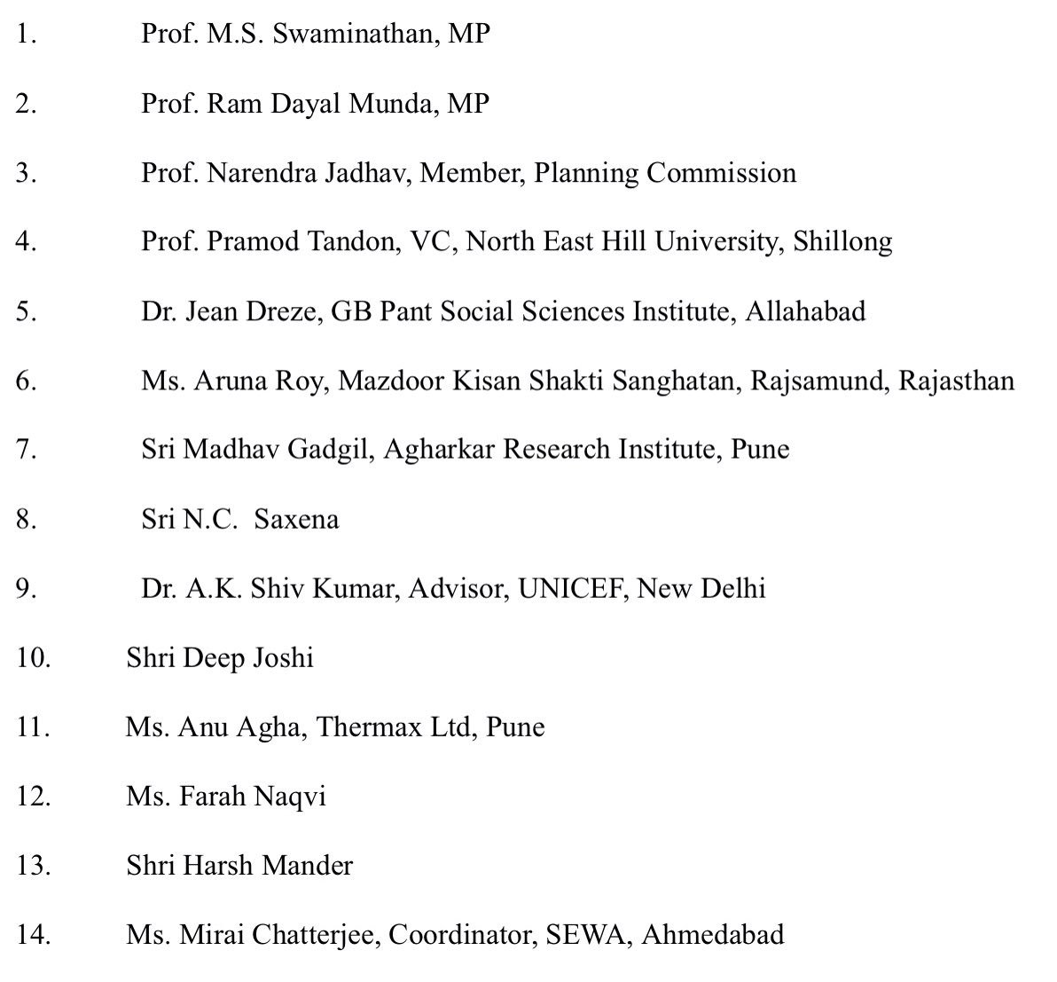 2010-NAC-2 was constituted by Govt under the chairmanship of Sonia Gandhi.UPA Govt promptly asked NAC to come up with a fresh draft of  #CommunalViolenceBill .Who were the members of new NAC?Credentials&connections of Harsh Mander,Farah Naqvi&Aruna Roy are well known.