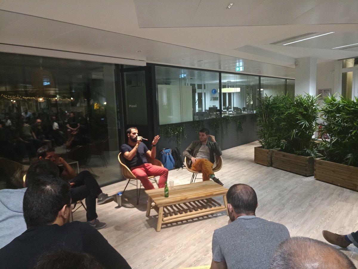 dailymotionEng's tweet photo. Great #REST vs #GraphQL #API meetup yesterday 👏
@tsunammis shared his experience about building an architecture for @dailymotion based on a new GraphQL API.
See you next time #ParisAPI @Paris_API @sliteHQ https://t.co/wWUQxJtBW6