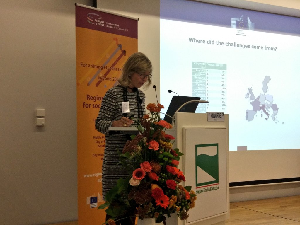 RERBruxelles's tweet photo. Our #EURegionsWeek session "Cohesion policy meets social enterprises" has just started @RERBruxelles. Representatives from #EU, regions and cities and key stakeholders together to discuss opportunities and actions to foster social economy. Follow #cohesion4SocEnt https://t.co/mVuUUo8hyy