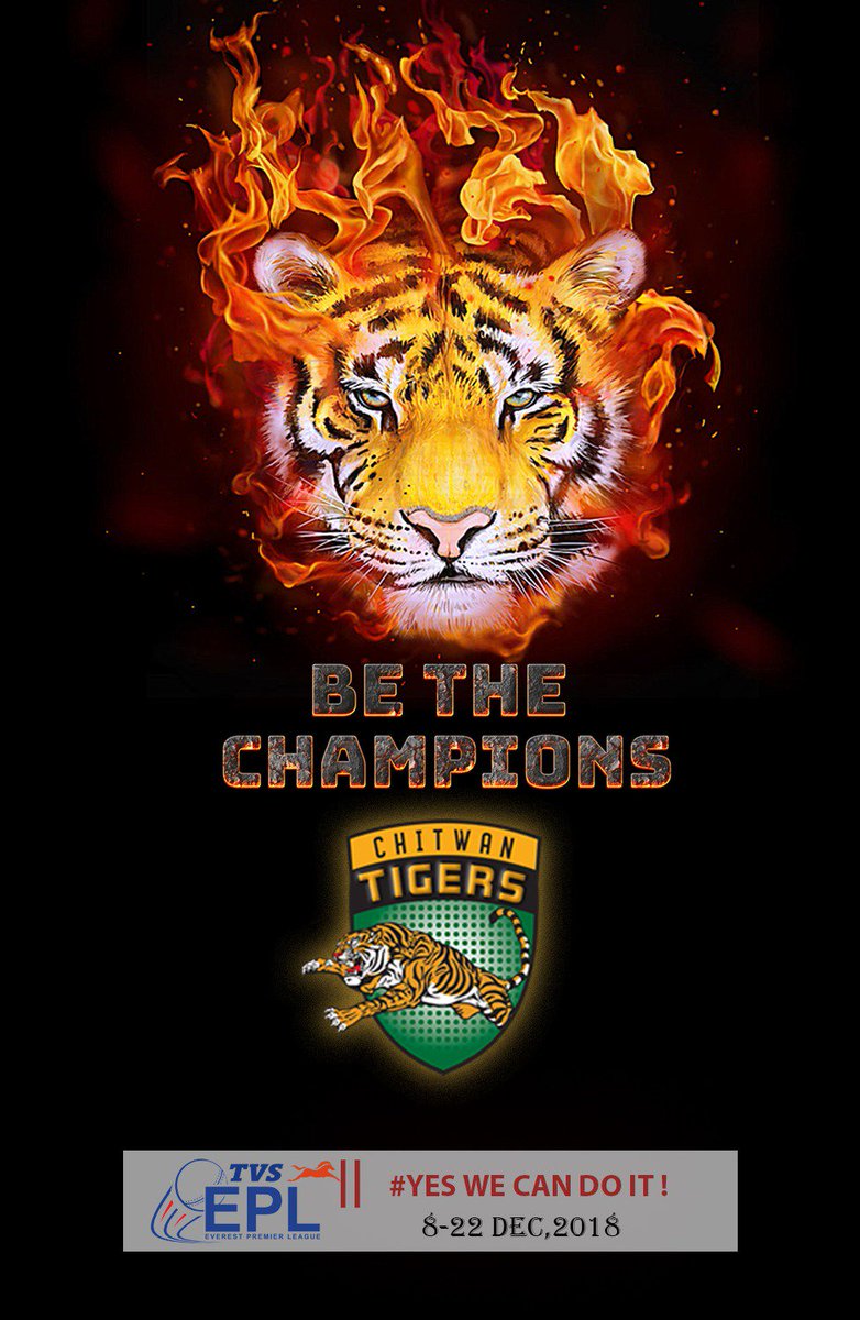 BE THE CHAMPIONS... 2018 !
#chitwantigers
#yeswecandoit