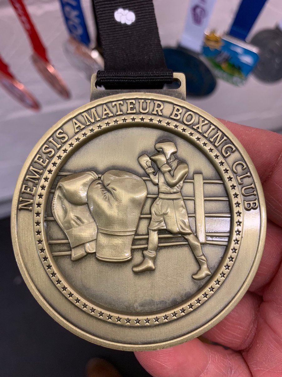 Bespoke Boxing medals designed and supplied by British business @SupremeEngraver If you need medals or trophies for your dinner show contact them #bestatwhattheydo