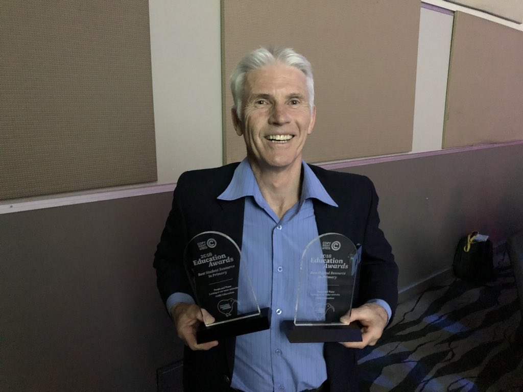 Congrats to <a href="/LEARNZ/">LEARNZ</a> for picking up two 2018 Education Awards!

People and Water - looking at our water networks (Primary Resource)

People and Water - looking at our water networks (Digital Resource)