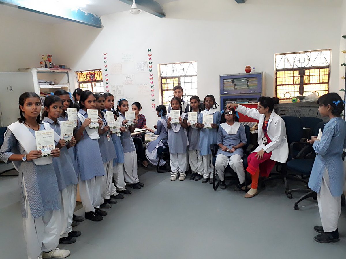 NetramEyeCentre's tweet photo. #worldsightday2018 #worldsightday
Camp organised by #netrameyefoundation at Sarvodaya Kanya Vidyalaya, Railway Colony, #Tughlakabad, #newdelhi, #Delhi 110044.
#preventableblindness must go! #visionimpairment for whosoever possible be rectified !
#sightforall https://t.co/UNazQWJZ5q
