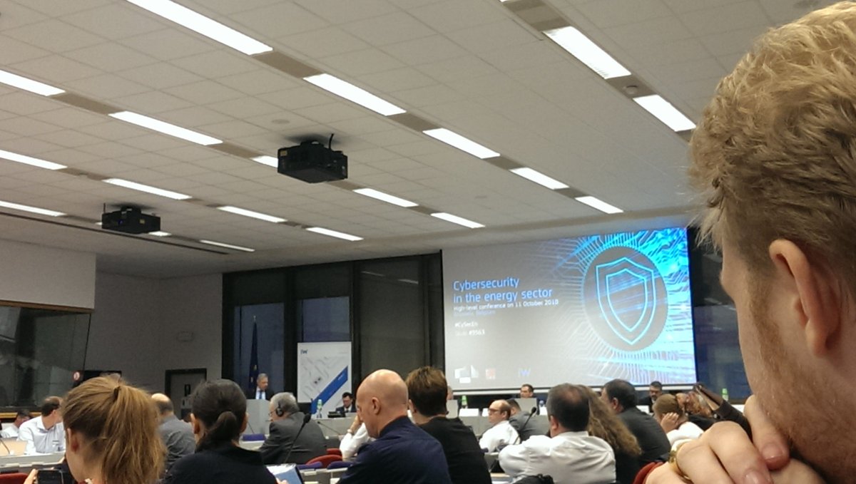 Today at Cybersecurity for the Energy Sector with <a href="/ristori20/">Dominique Ristori</a>, DG ENER.