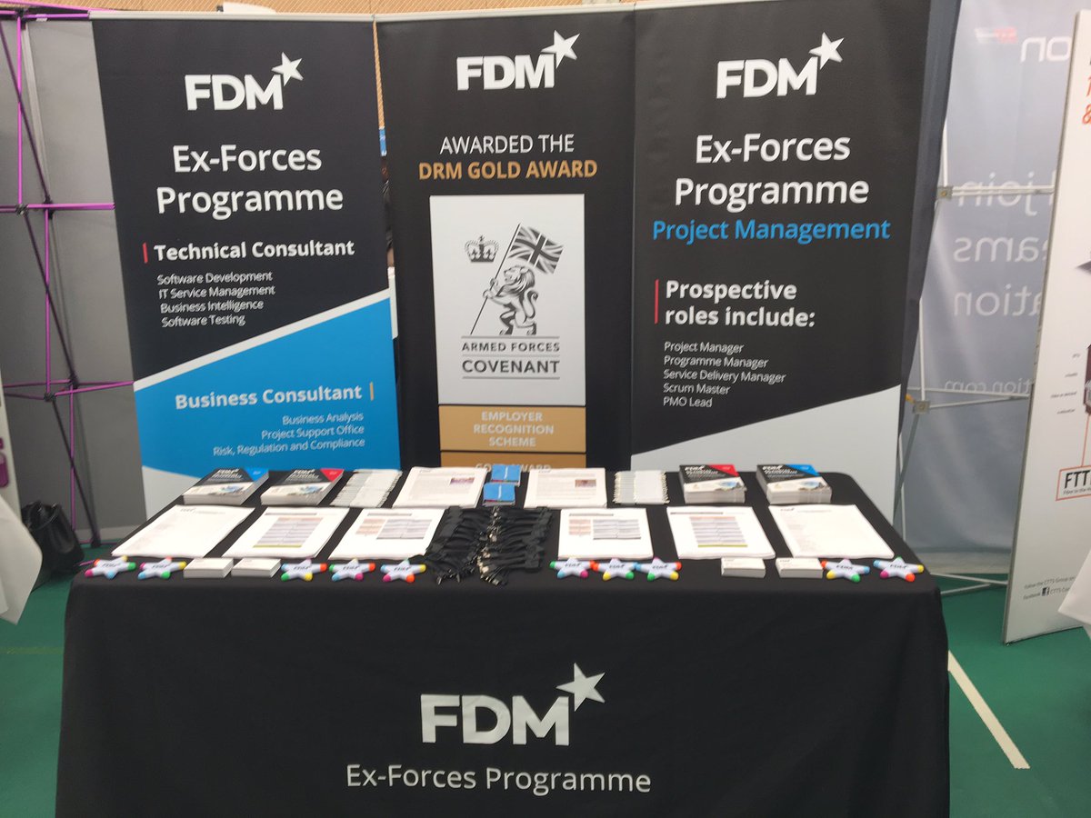 AlexWells248's tweet photo. @FDMGroup are now in attendance at the @CTPinfo #employment fair today in #Southampton. Join us at stand 81 to learn more on our Ex-Forces Programme. 
alex.wells@fdmgroup.com https://t.co/XSrOtbLVAc
