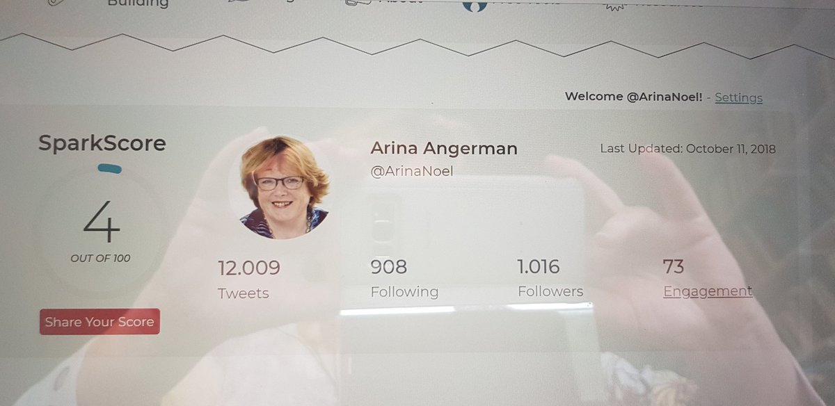 ArinaNoel's tweet image. Mijn #SparkScore is 4 ...leuke tool om Twitter volgers te analyseren ...ontdekt dankzij mijn belangrijke inspiratiebron @Hermaniak