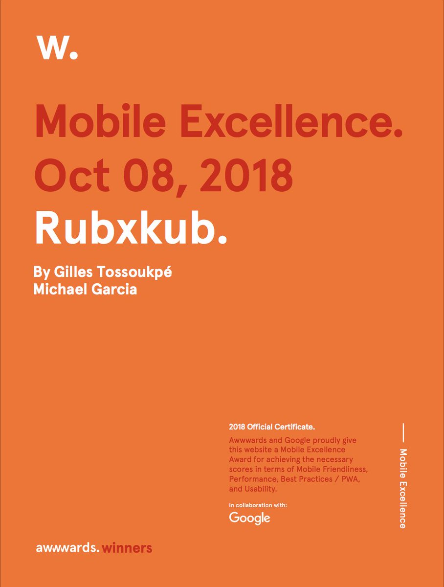 grc_michael's tweet photo. Grand chelem @rubxkub 👊 Thanks for the trust ! And thank you @AWWWARDS ! https://t.co/nC3ymlXRmq