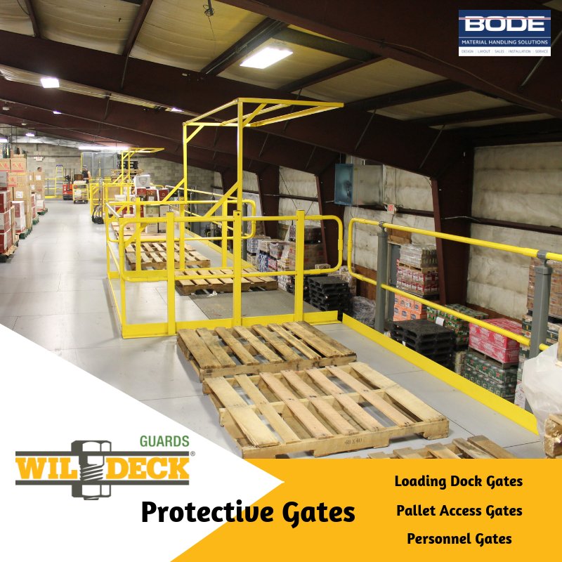 BODE (@bodeequipmentco) on Twitter photo Our product for this week is: <a href="/Wildeck/">Wildeck, Inc</a> Protective Gates!
There are 3 types of protective gates that offer advanced safety and efficiency for both your workforce and facility: Loading Dock Gates, Personnel Gates, and Pallet Access Gates.
Find out more: wildeck.com/guards/protect… Our product for this week is: <a href="/Wildeck/">Wildeck, Inc</a> Protective Gates!
There are 3 types of protective gates that offer advanced safety and efficiency for both your workforce and facility: Loading Dock Gates, Personnel Gates, and Pallet Access Gates.
Find out more: wildeck.com/guards/protect…