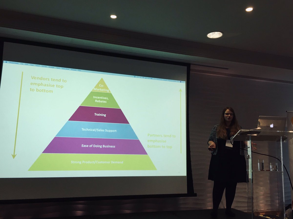 Interesting talk at The Channel Meet Up in the afternoon session about relationships between vendors and partners.  #Channelmeetup