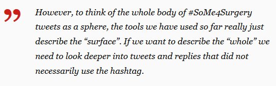 gmacscotland's tweet image. From documenting #SoMe4Surgery tweets to understanding meaning, using last night&apos;s #SoMe4Error tweets

Thoughts building on #qualityimprovement, #epidemiology &amp;amp; #digitalethnography

Read section 3 of &quot;blog&quot; scotpublichealth.com/some4surgery/

@juliomayol @perbinder @SWexner @ProfW_edinsurg