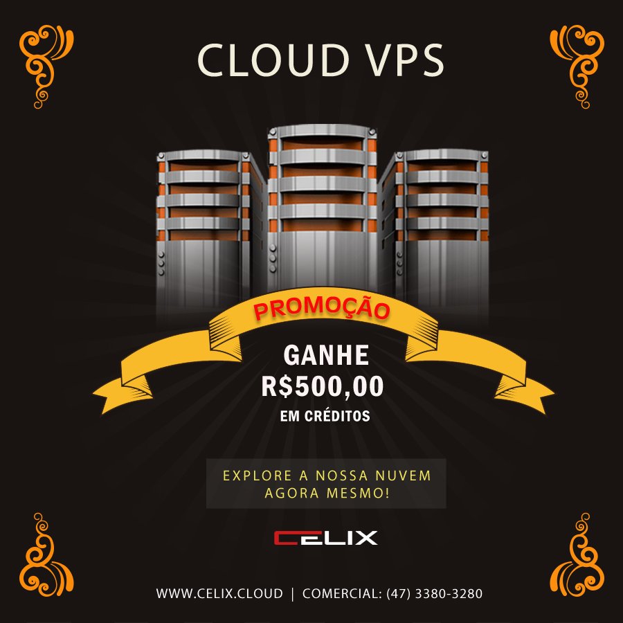 CelixCloud's tweet image. Venha conhecer o Poder da Nuvem Celix Cloud e Garanta respostas rápidas as suas cargas de trabalho. 
Explore em 👉 lnkd.in/eF_GWJq

#Cloud  #VPS