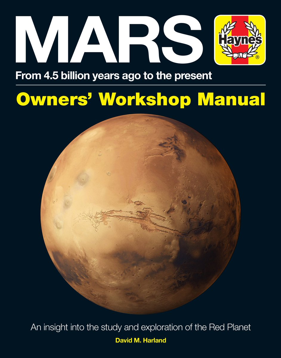 spaceanswers's tweet image. #Win a copy of @HaynesManuals' Mars Owners' Workshop Manual! To enter, simply retweet and follow @spaceanswers by Wednesday to enter