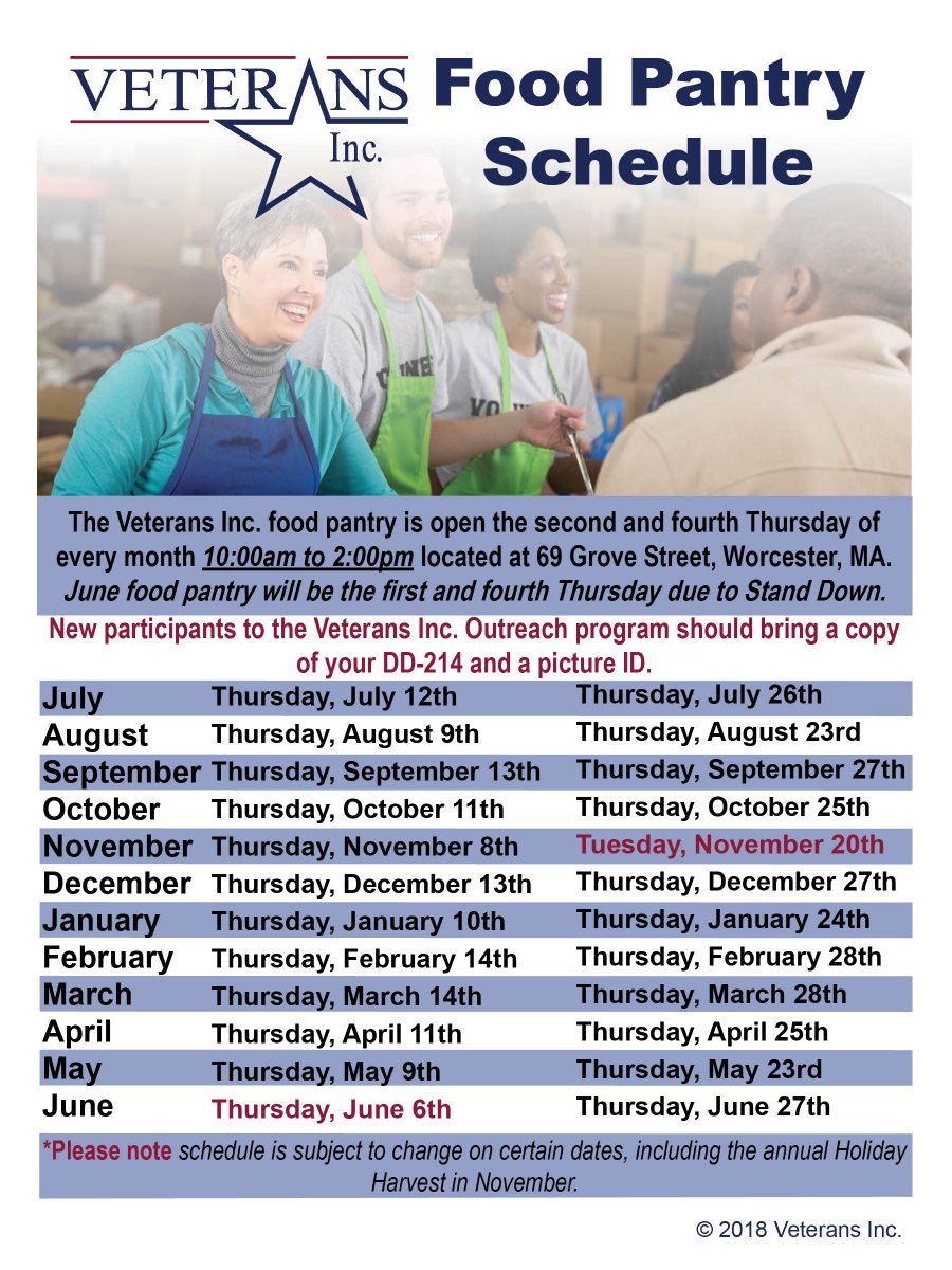 Veterans Inc On Twitter Our Food Pantry Is Open To Veterans And