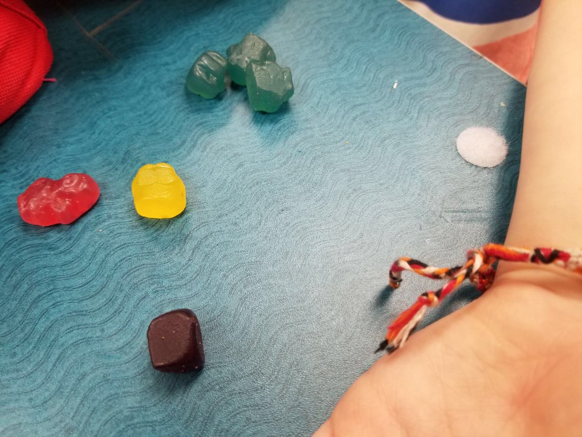 BlakeSmith104's tweet photo. The other day we were talking about sorting. During snack, one student sorted their food. “I sorted my gummies by colour” They said. #BeauValleyPS https://t.co/C0vAYoN81x