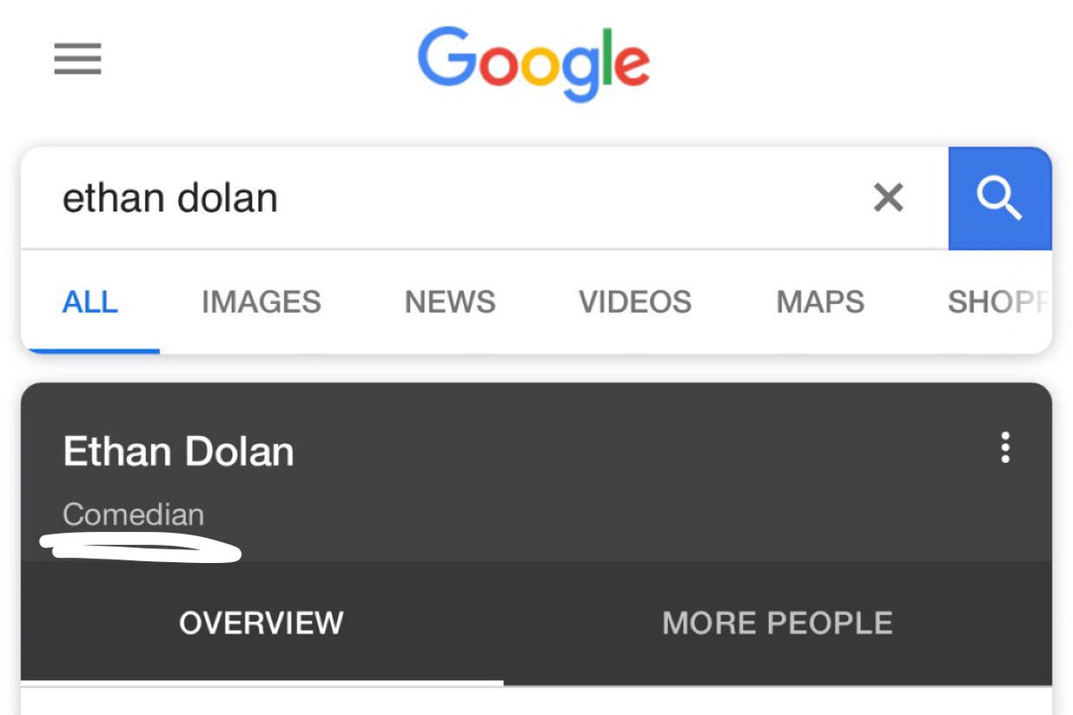 siisterleah's tweet photo. even google knows wassup @EthanDolan @GraysonDolan https://t.co/IWcizKkTg8