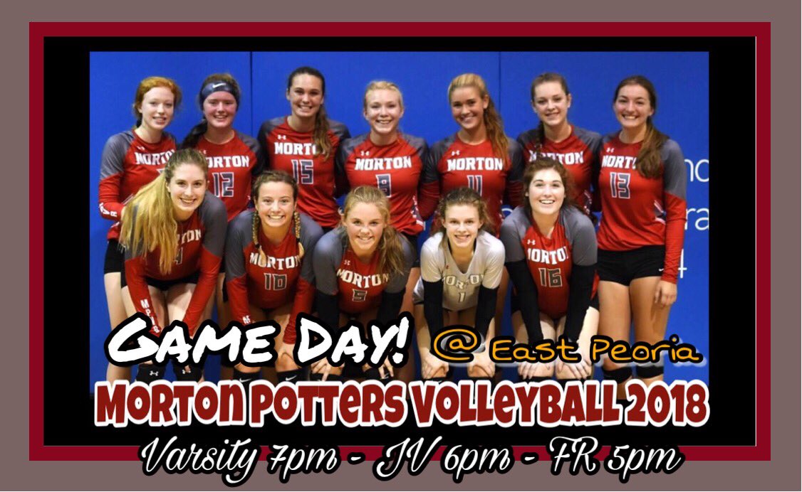 mattmutmed's tweet photo. Our @MortonPottersVB (21-6, 9-2) will play their 1st of 6 matches in under 48 hours tonight at EP. #LetsGoPotters #DreamBelieveAchieve https://t.co/tgDQcWaYJa