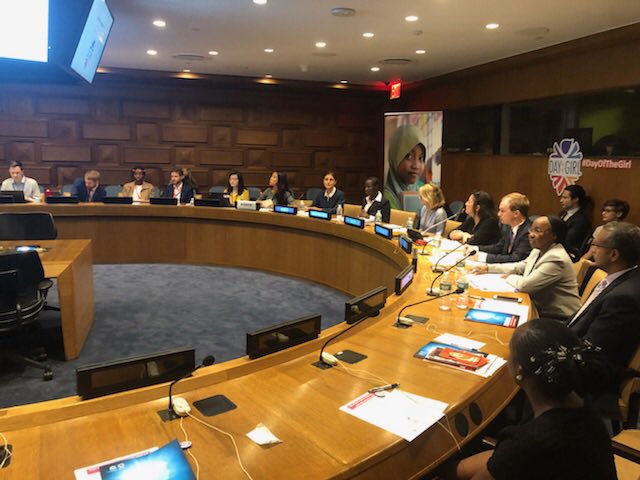 mmcnycyouth's tweet photo. “We all know that girls are strong, we know that girls are brilliant, and girls have the power to change the whole world.” Gina Wilson, Deputy Minister, Status of Women Canada. #GirlsinCT @DayofTheGirl @equals @ginawilson https://t.co/F2bXwUhUHn