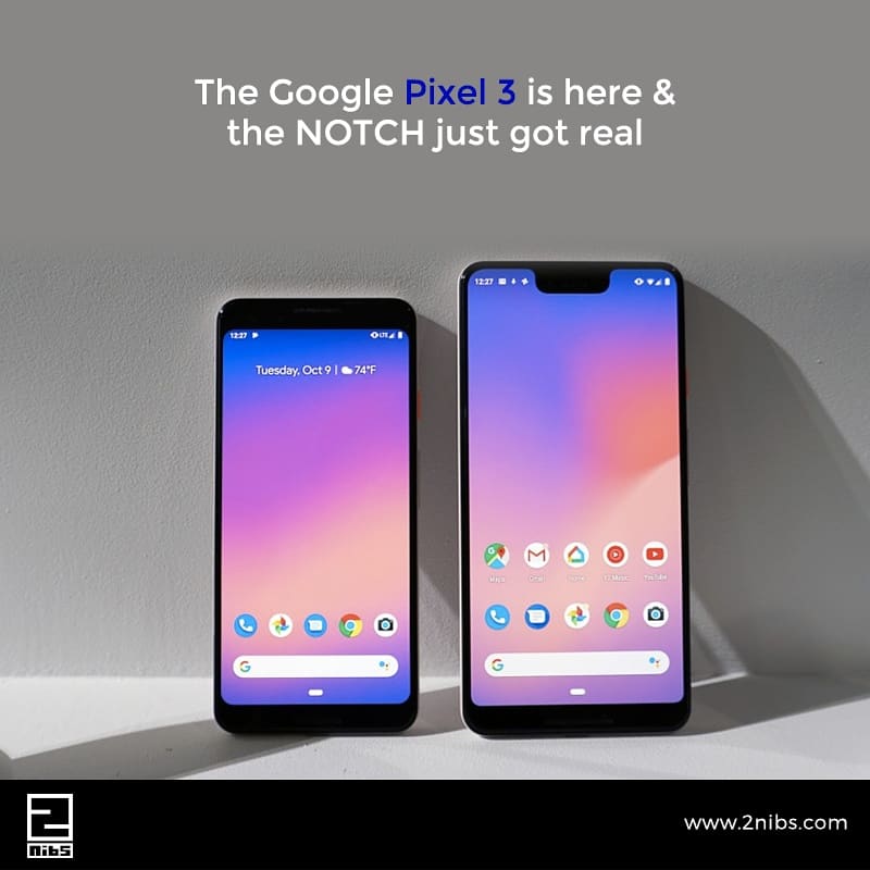 2nibsDnT's tweet photo. Google announced the much awaited Pixel 3 &amp; Pixel 3 XL smartphones. Now supporting Wireless Charging, new screen sizes &amp; that ugly Notch on the XL.
.
#android #androidonly #google #pixel3 #pixel3xl #teampixel #whatsnew #justlaunched #news #technology #mobile #googleandroid #droid https://t.co/Oug9wNjIp5