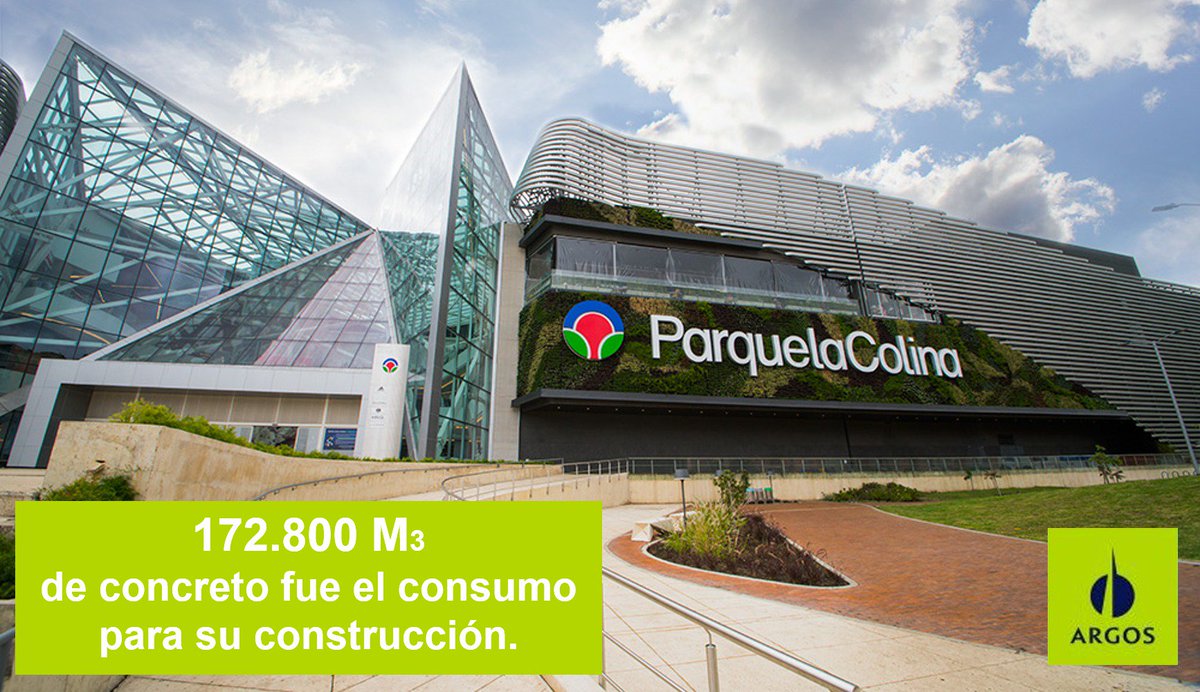 Cementos_Argos's tweet photo. #TBT | Hicimos parte de este hermoso proyecto, centro comercial #ParqueLaColina en #Bogotá, siendo aliados vitales de nuestro cliente #ConstructoraColpatria en su construcción. ¿Ya lo conoces? Te invitamos a visitarlo, de seguro te va a gustar. 🏢 https://t.co/WN8C3Rlox1
