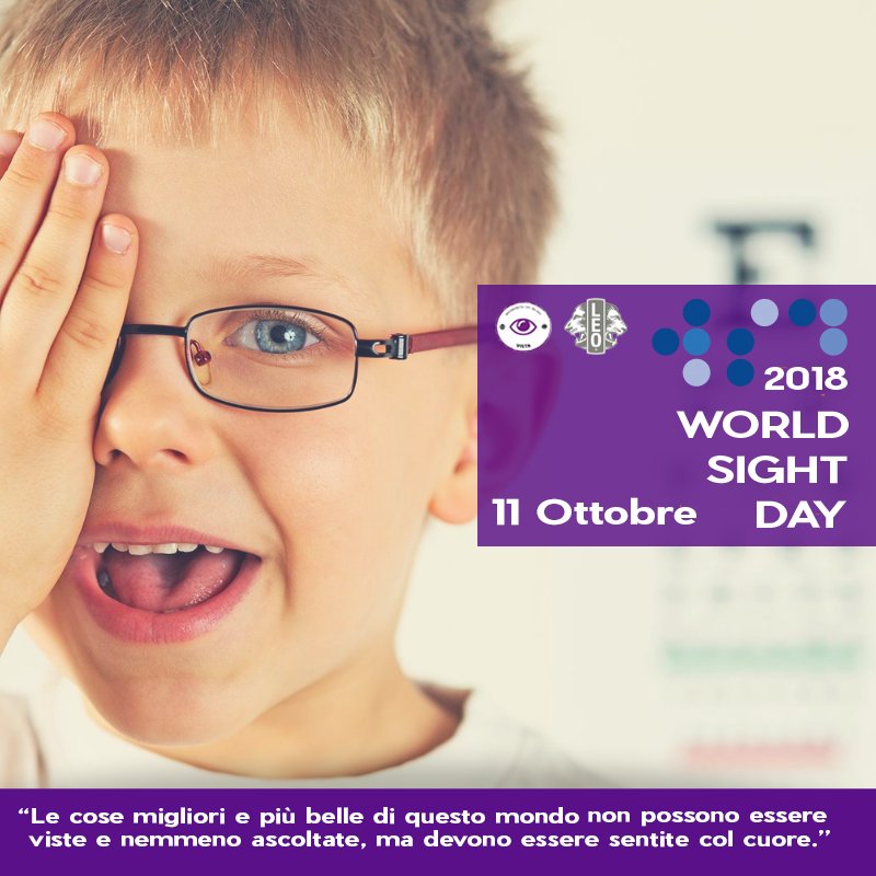 LeoClubItalia's tweet photo. Italian Leos celebrate World Sight Day.
We are fully active with different projects.
To raise money to train future guide dogs, to collect used glasses and donate them, to organize free amblyopia screening, to make the world with the use of touch and braille!

#LCI #worldsightday https://t.co/Vt31pDCUtW