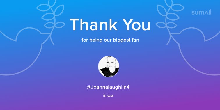 Our biggest fans this week: <a href="/Joannalaughlin4/">Joanna Laughlin</a>. Thank you! via sumall.com/thankyou?utm_s…