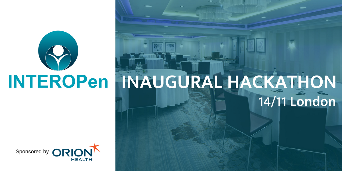 INTEROPenAPI's tweet photo. We'll be playing with #FHIR at our FREE Hackathon on 14/11 - putting Care Connect, GP Connect &amp; Smart on FHIR to the test. 

Grab your tickets @ https://t.co/dDnUznOkmw to get involved in the hack* or (for the not-so-techies) to join us for the post-hack presentations https://t.co/xnzeFqeqj4