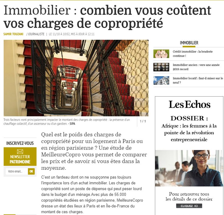 MeilleureCopro's tweet photo. 📢🔔Tout savoir sur le coût des #charges de #copropriété en #IledeFrance ?Retrouvez notre #étude dans Les @EchosPatrimoine . Un grand merci à @sam_touzani 
➡️https://t.co/IzK8ke9Zi5  @ejclouet  @Galivel #copropriété #immobilier #chargesdecopropriété https://t.co/xtD7391HqN