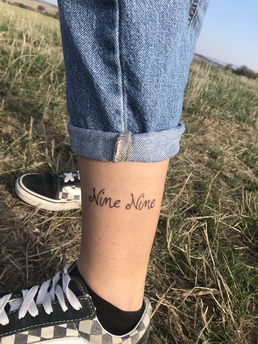 justine on Twitter I finally got my Brooklyn NineNine tattoo The show  has shaped my mind and by now a simple Nine Nine has more than one meaning  to me Friendship teamwork