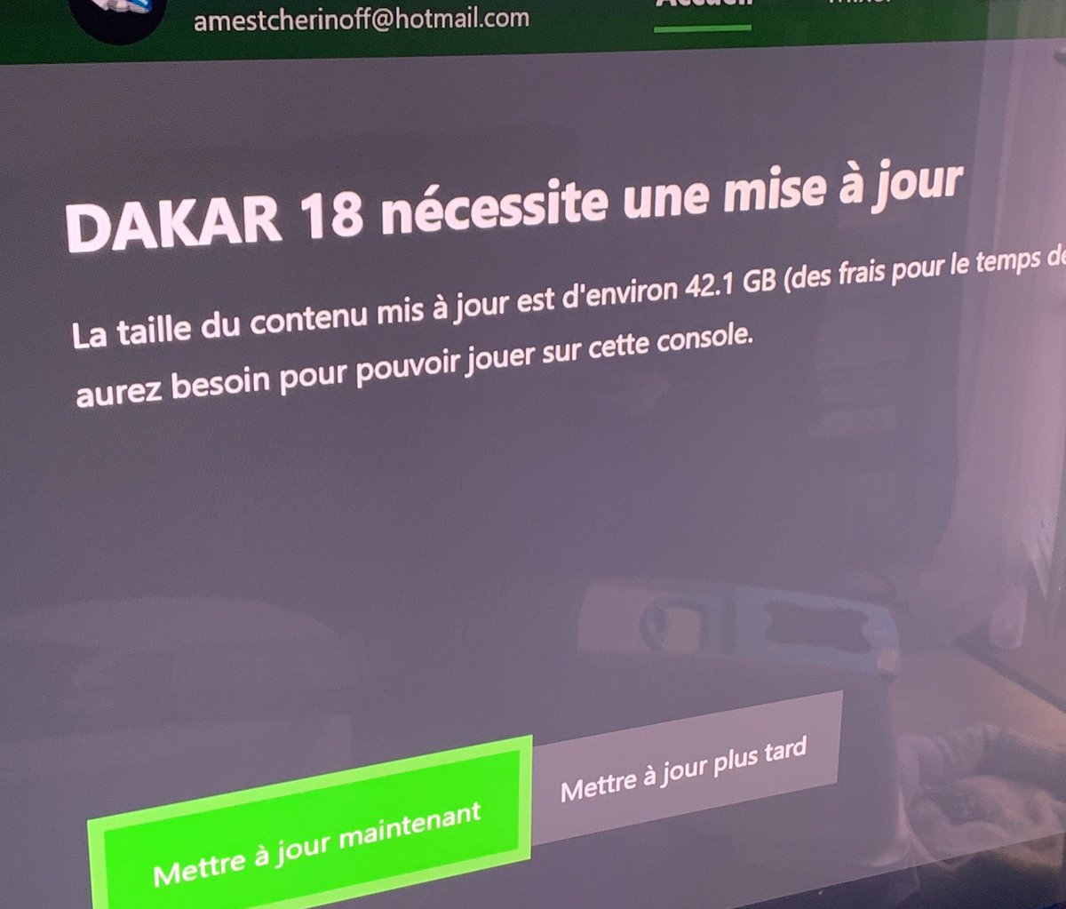 SnakeX's tweet image. Je viens de mettre le jeu dans la console ... #Dakar18