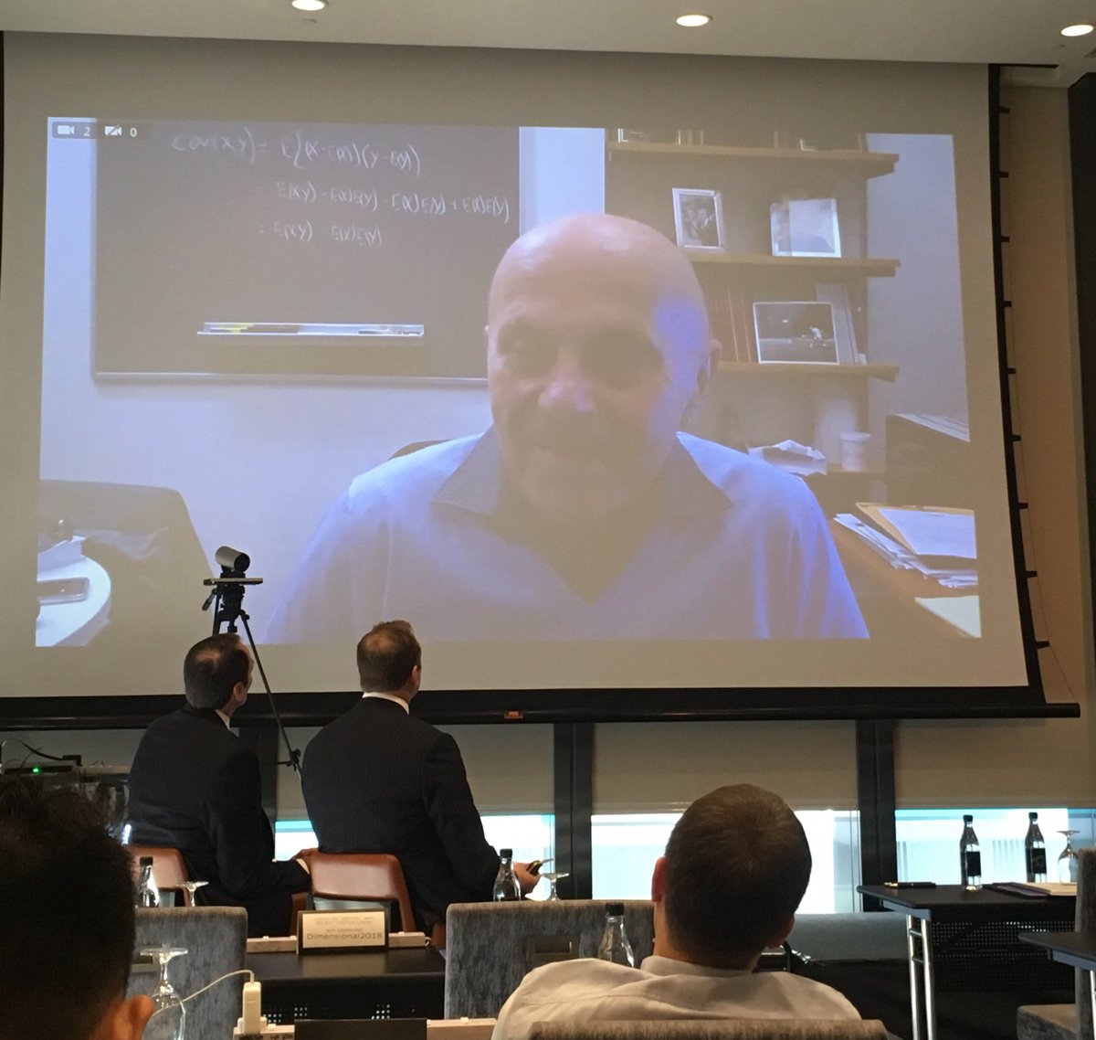 Standard Thursday in Singapore - on a video call with Eugene Fama! Thanks to Dimensional for getting me to see Fama AND French in the last 3 weeks.