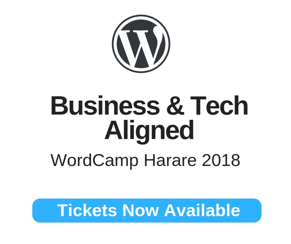 I'm super excited about WordCamp Harare 2018!! The team is working really hard to make it possible, and we're gonna have so much fun this year! Tickets are now available at 2018.harare.wordcamp.org/tickets <a href="/wordcampharare/">Harare WordPress Meetup</a>  <a href="/mwanavhu/">Shona R</a> <a href="/thabotswana/">Thabo Tswana</a> @ngonimhuru <a href="/thelmachido1/">ThelmaChido</a> <a href="/achim_munene/">The Swole Coder</a>