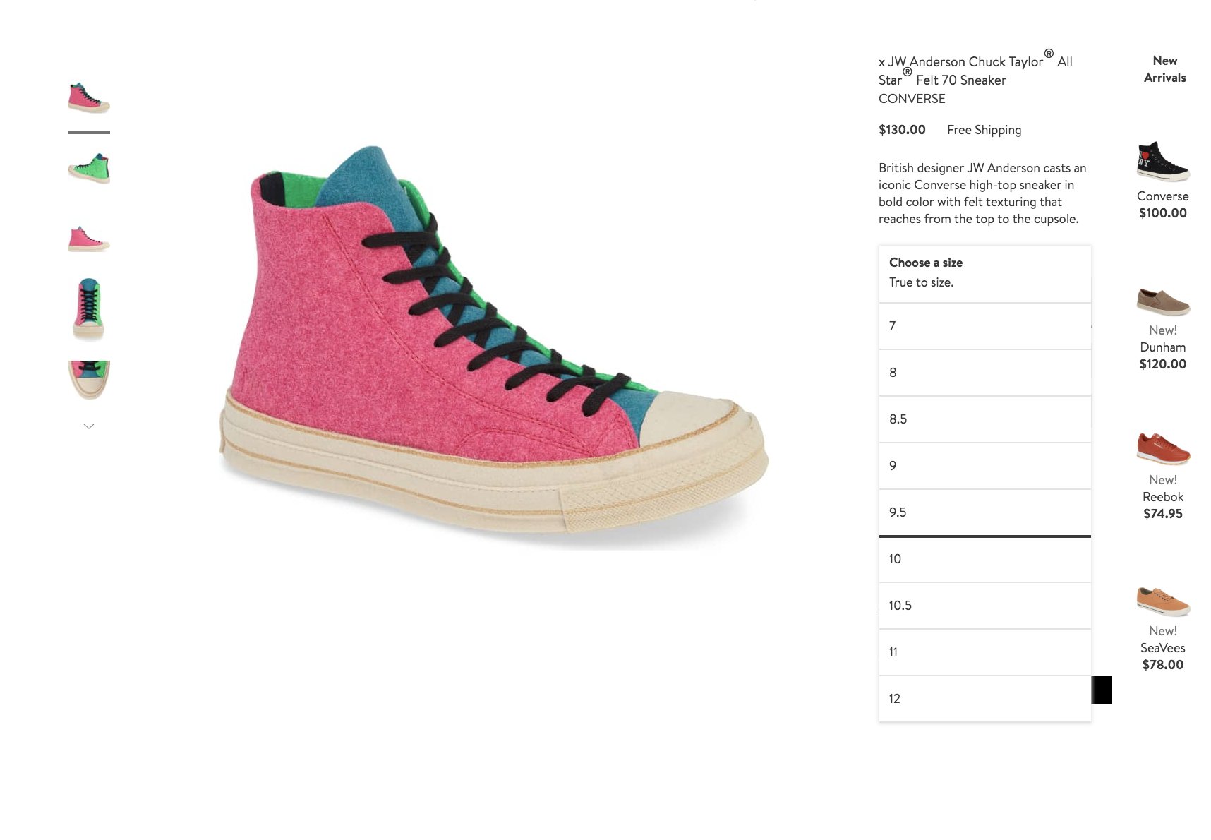 jw anderson converse nordstrom