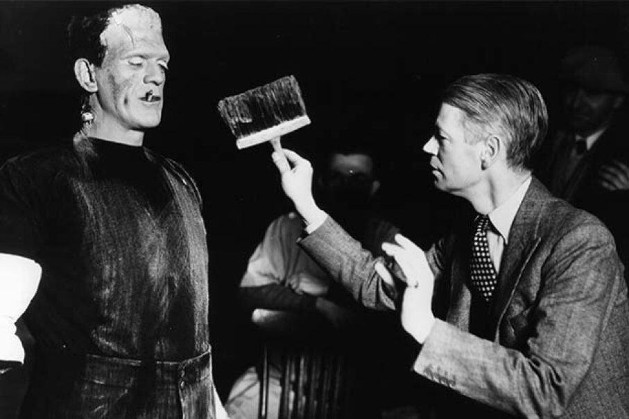  #LesCinéastesDuHangarRangée 3 :49 - JAMES WHALE22 juillet 1889 - 29 mai 1957(U.S.A.)- Frankenstein (31)- Une Soirée Étrange (32)- L’Homme Invisible (33)- La Fiancée de Frankenstein (35)- Show Boat (36)- L’Homme au Masque de Fer (39)A commencé dessinateurdécorateur