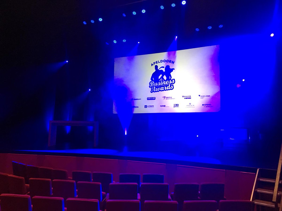 Het podium is er al klaar voor! #ABA2018