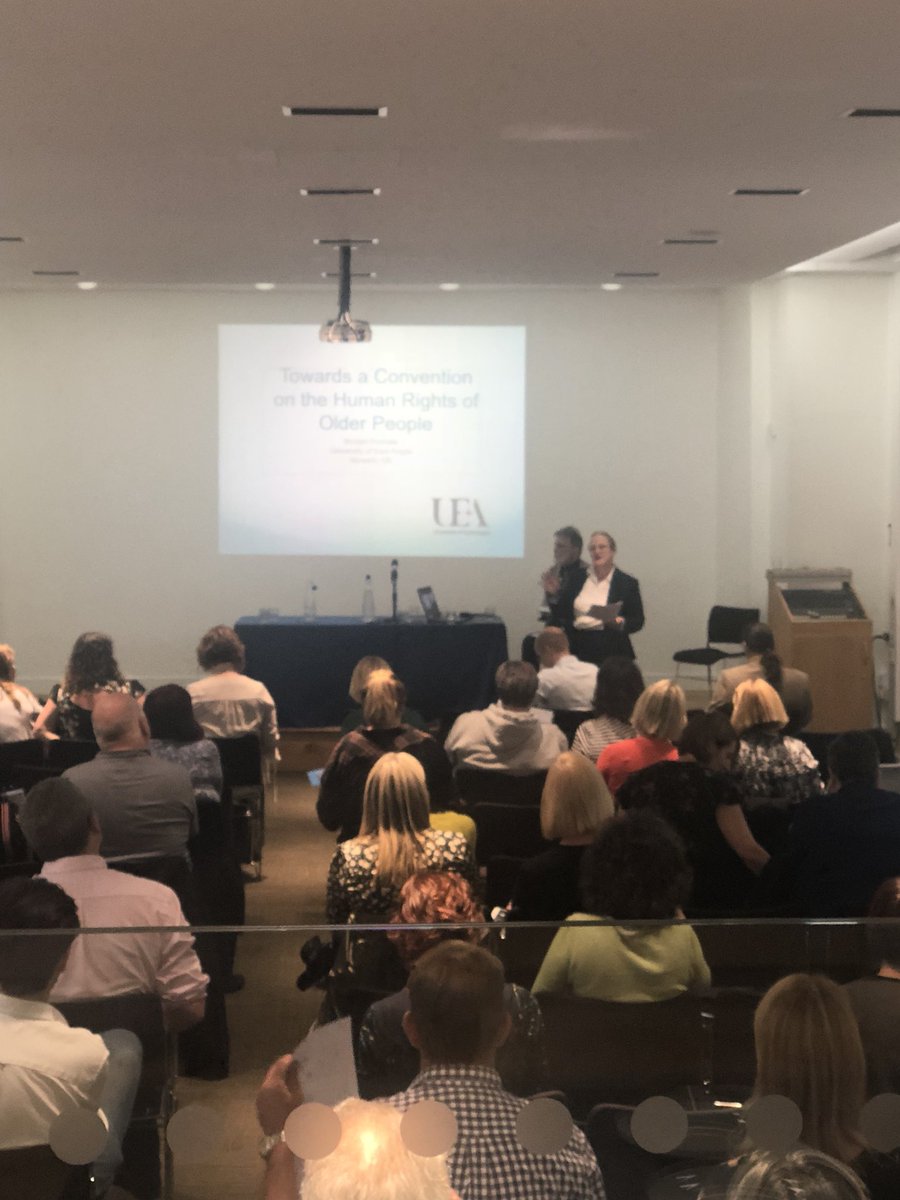 SALLY2016_18's tweet photo. Bridget Penhale, UEA begins her session ‘Towards a Convention on the Human Rights of Older People’ #SALLY9 https://t.co/NKhnzlz9iJ