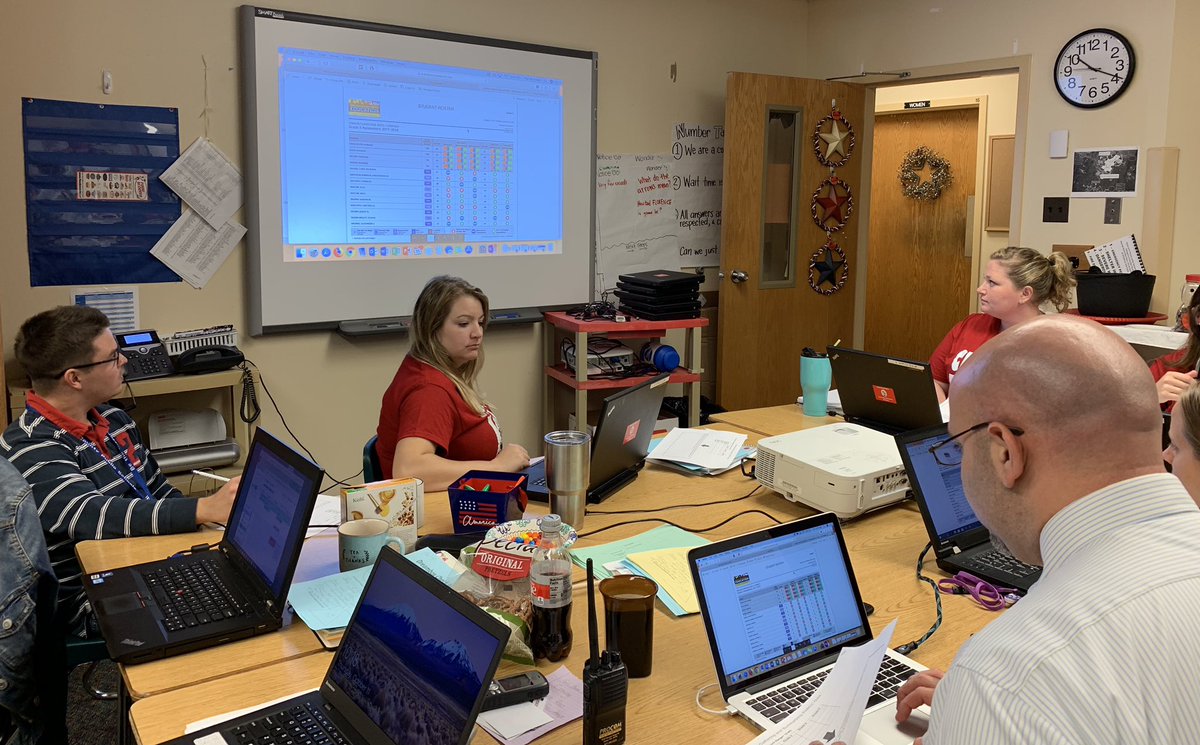 More data! #DataUtilization is on the agenda for our fabulous fourth grade team!