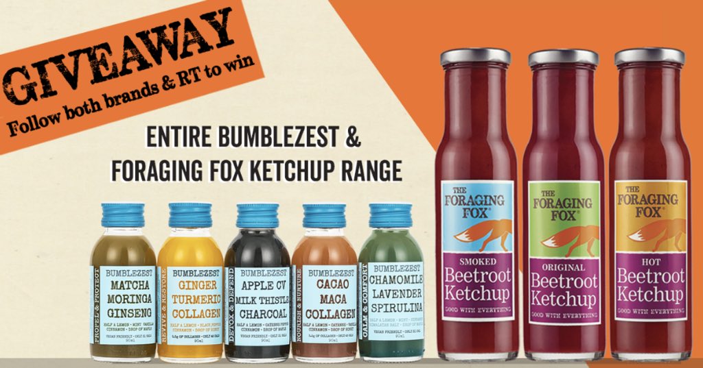 theforagingfox's tweet photo. Want to #WIN ?!?! 🦊 🐝
Checkout this amazing @BumbleZest &amp; @theforagingfox bundle... simply #Retweet &amp; #Follow both brands to win 😍🤞

#RT &amp; #FLW to #Win 🍀 https://t.co/YHYPpJ6KPP
